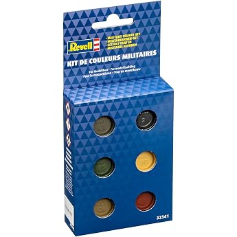 Revell   Zubeh r f r Modellbau   6 Farbt pfe in Matt 32341Anthrazit Sand Ziegelrot Nato-oliv Bronzegr n Khakibraun 6 x 14 ml