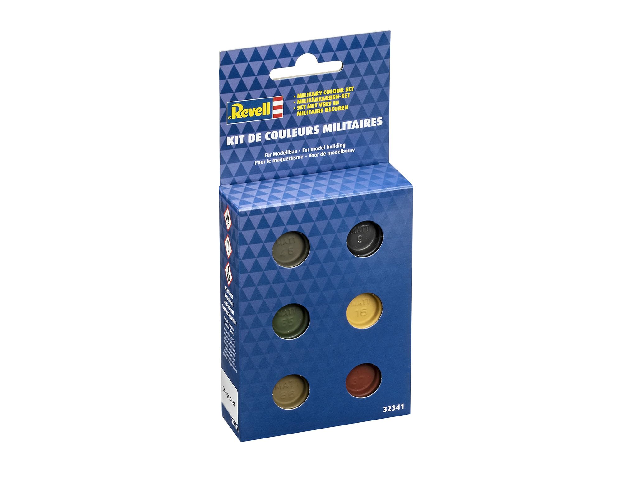 Revell 32341 Military Colour Set 2 (6x Email Enamel Paint) 14ml