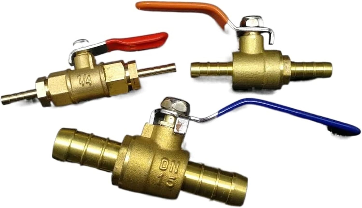 1PC Red Handle Valve 4/6/8/10/12/14/16/19/25/32/40mm Hose