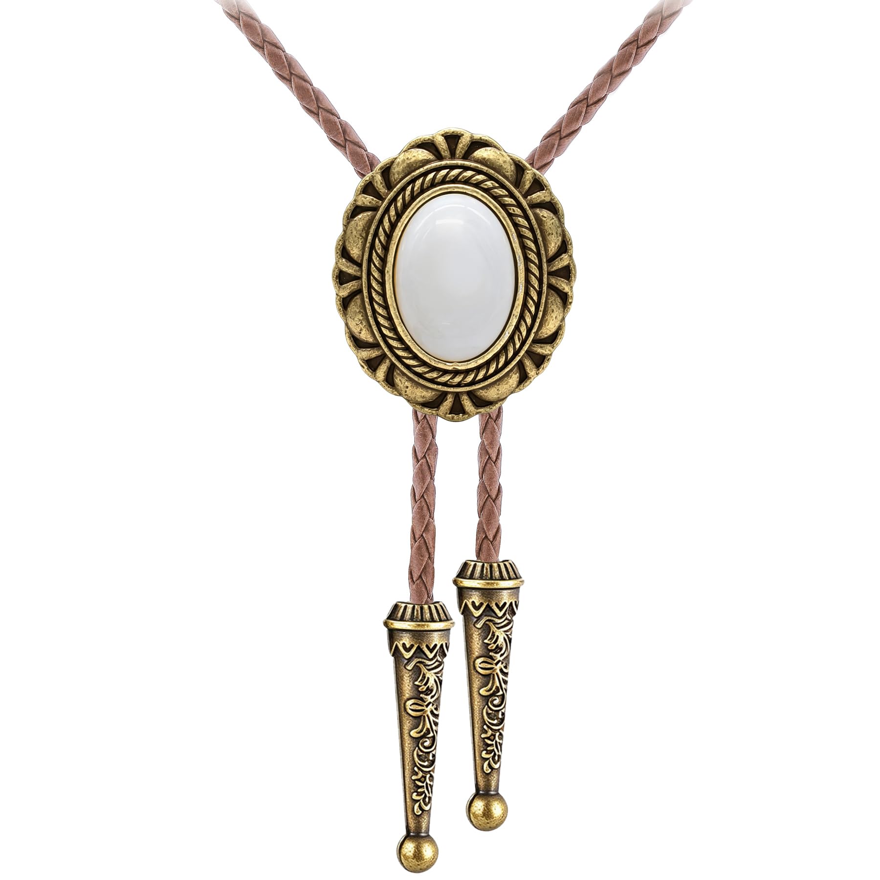 GelConnie Bolo Tie for Men Women Vintage Western Cowboy Necktie Adjustable