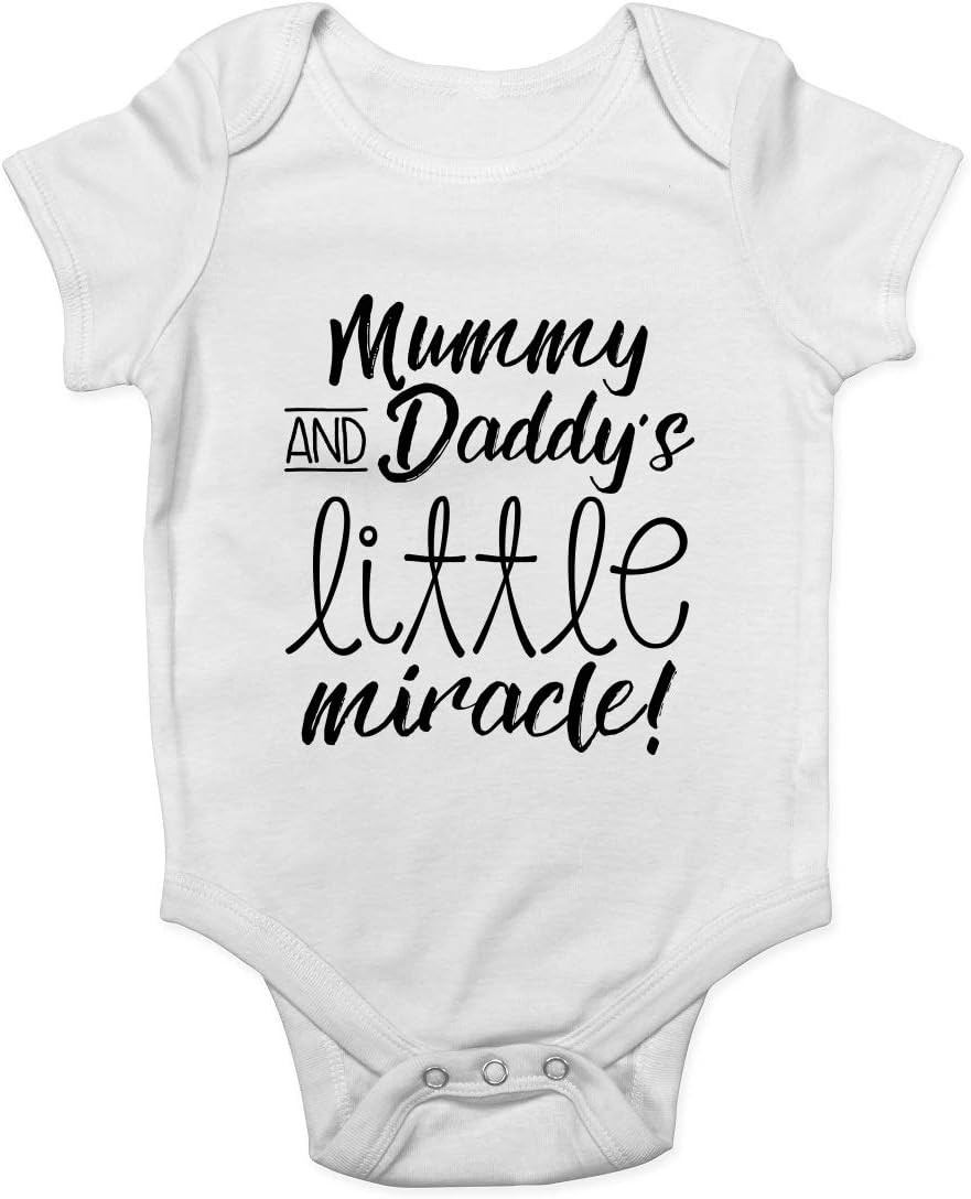 ShopagiftBaby Grow Mummy & Daddy's Little Miracle Vest Bodysuit