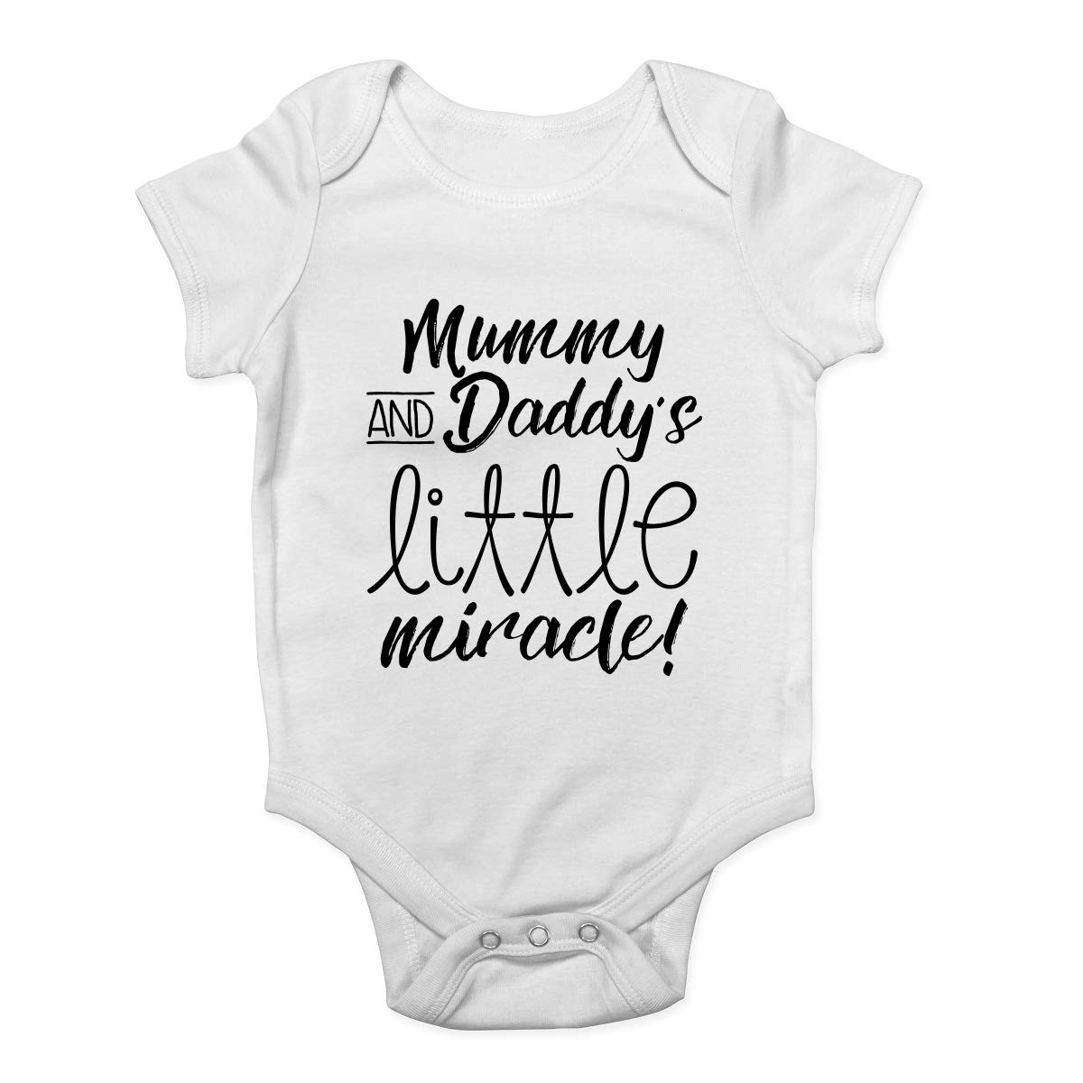 ShopagiftBaby Grow Mummy & Daddy's Little Miracle Vest Bodysuit