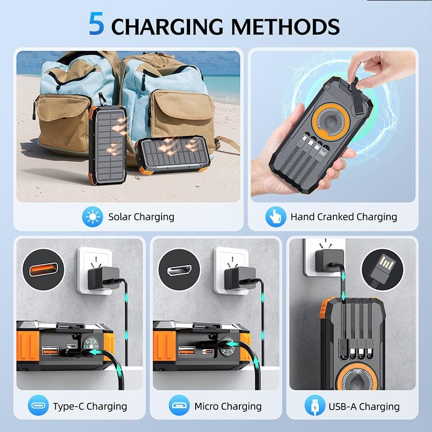 Generic Fotopower 908 40000mAh Solar Power Bank - Image 2