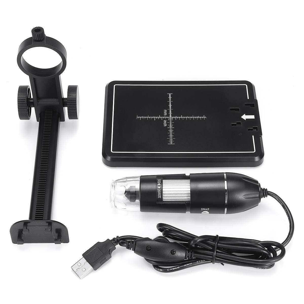 160 0x 3in1 Handheld 8 LED Magnifier de microscopio digital 1920 X 1080p Cámara Accesorios para microscopios de laboratorio