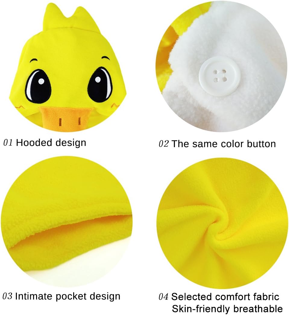 WOTOGOLD Animal Cosplay Costume Duck Unisex Adult Pajamas - Image 4