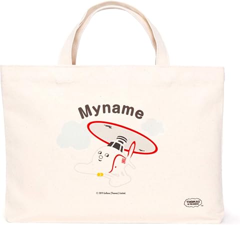 Amazon 協同プレス きかんしゃトーマス 名入れができる倉敷の帆布レッスンバッグ ハロルド バッグ 財布 おもちゃ