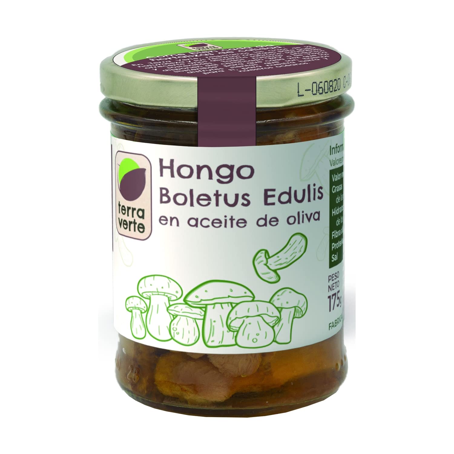 HONGO BOLETUS EDULIS en aceite de oliva 175gr. BIO