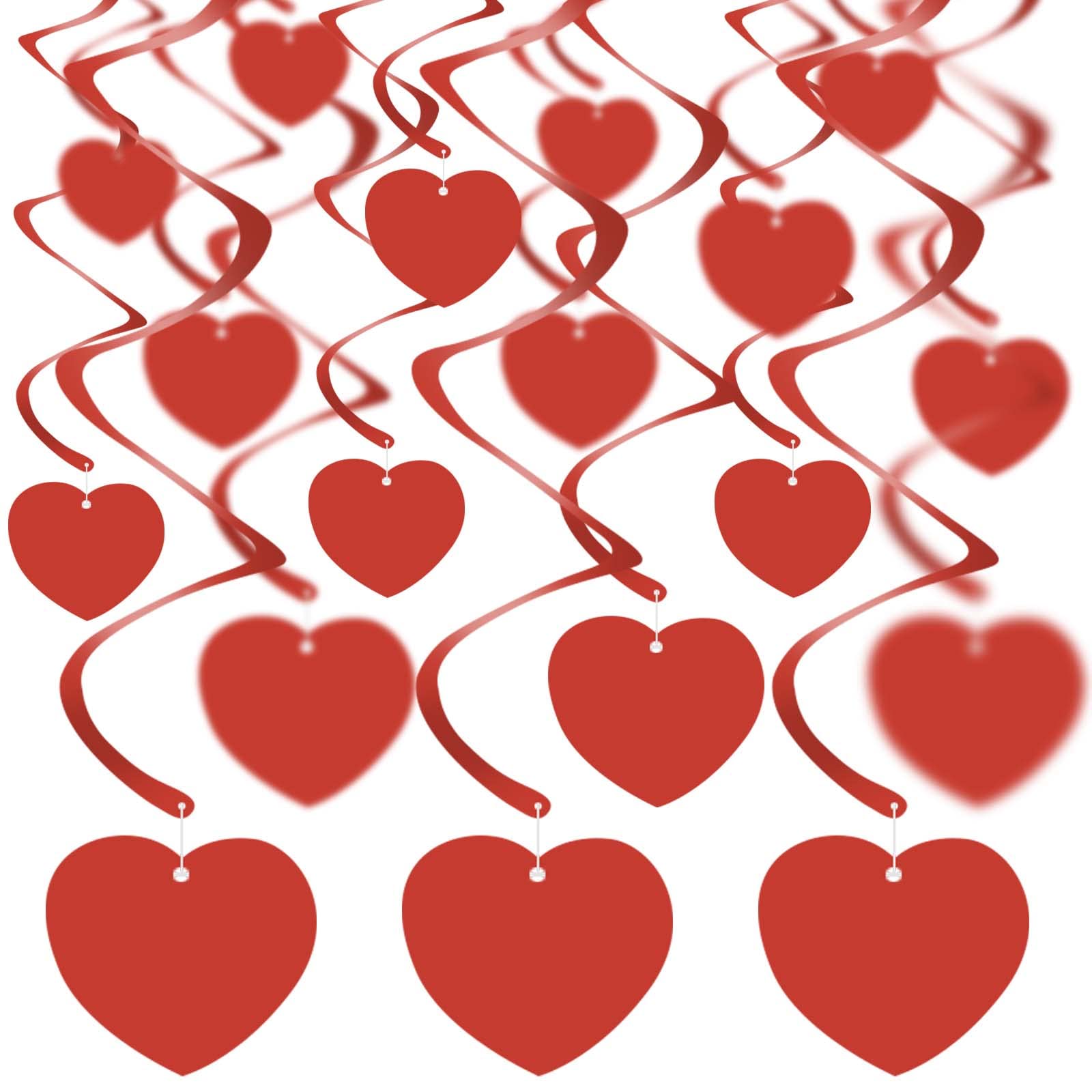 Bengalas De Humo De Colores 40 Corazones Colgantes - Decoración Romántica  Para Bodas O San Valentín Globos De Corazones, image size:1600x1600