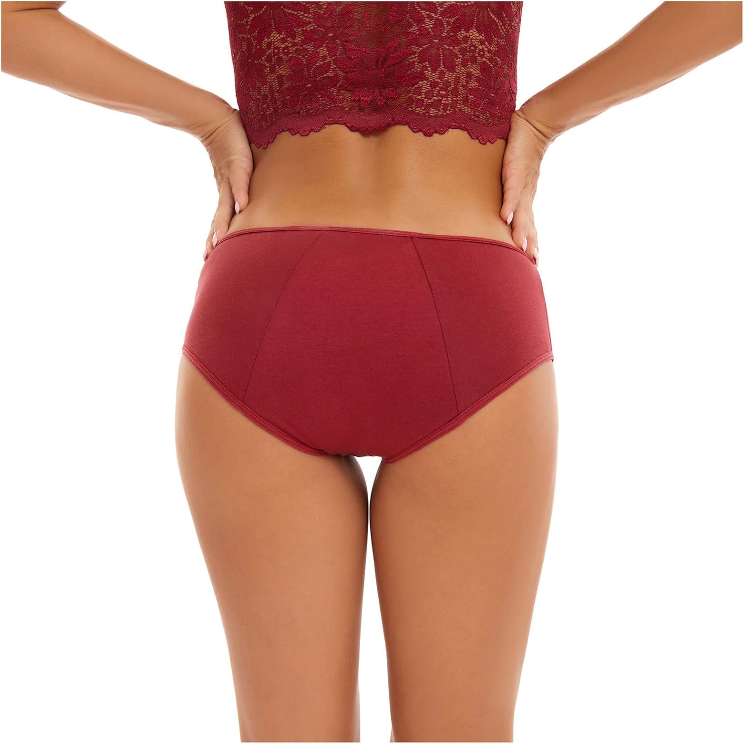Pelvic Prolapse Support Underwear 4 Pieces Underpants Patchwork Color