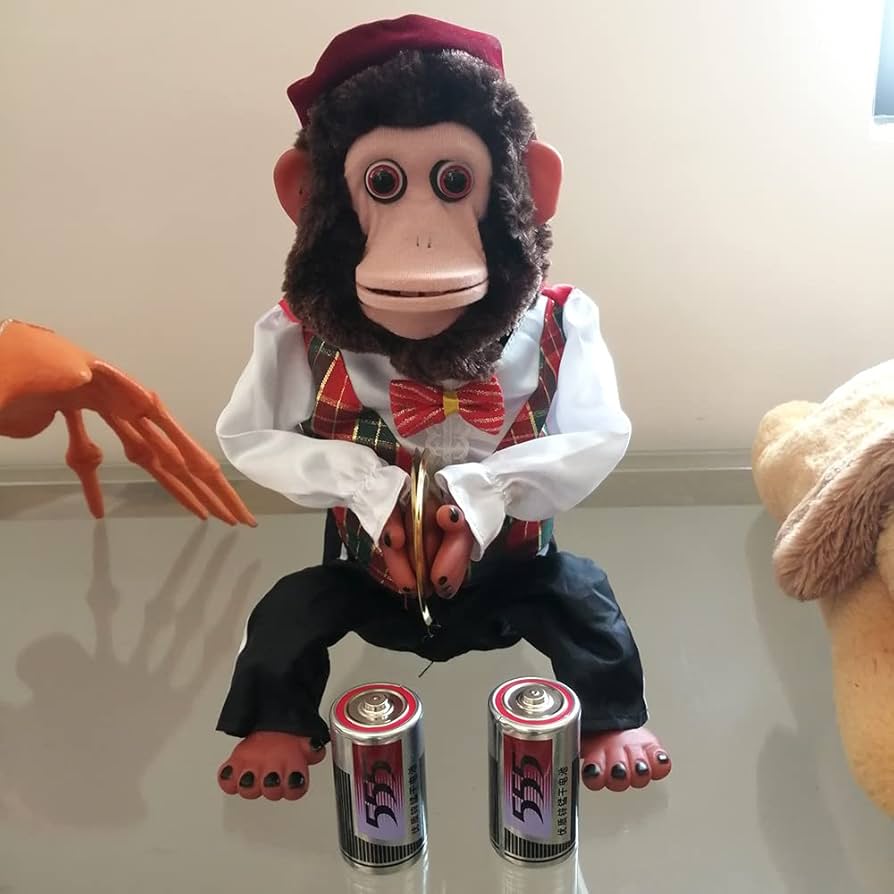 Amazon.com: HCSXMY Cymbal Playing Monkey Charley The Chimp