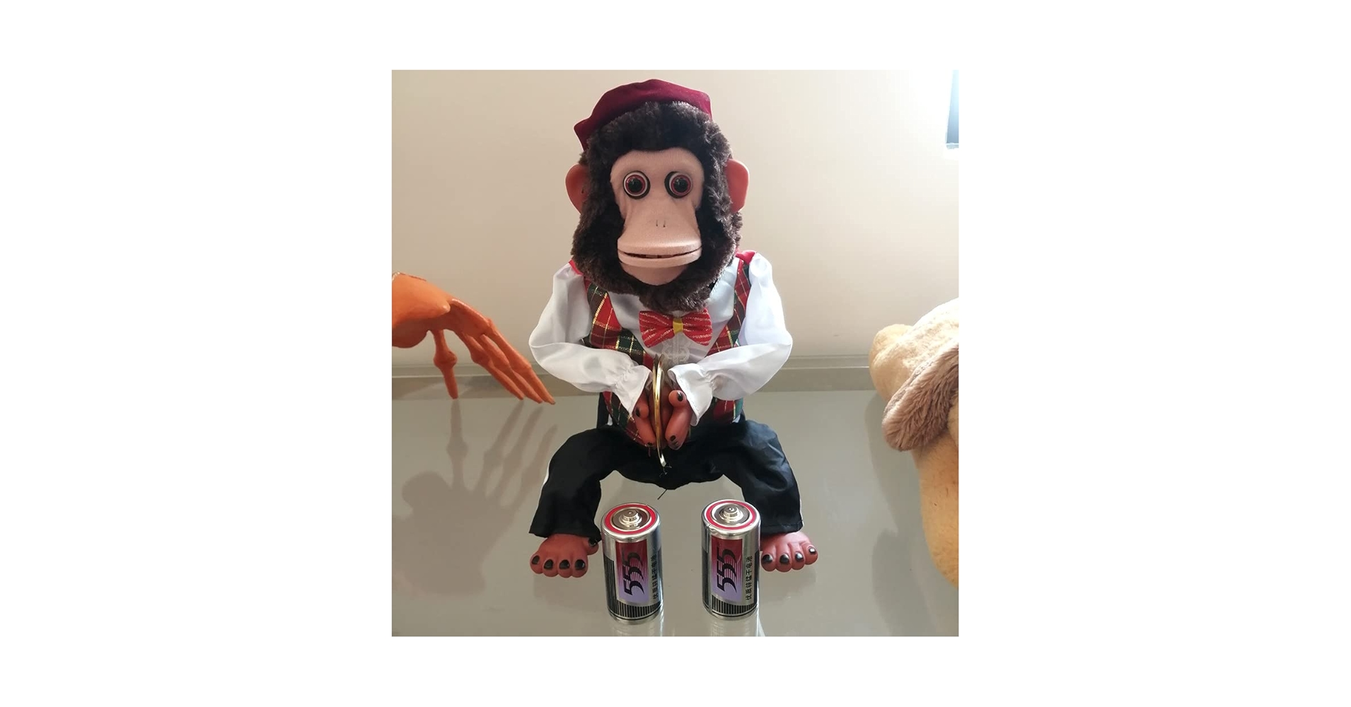 Amazon.com: HCSXMY Cymbal Playing Monkey Charley The Chimp