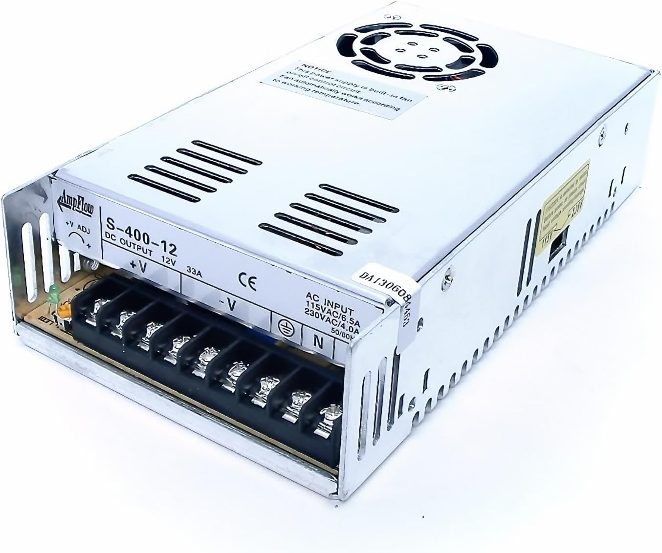 S-400-12 400W, 33A, 12V DC Power Supply