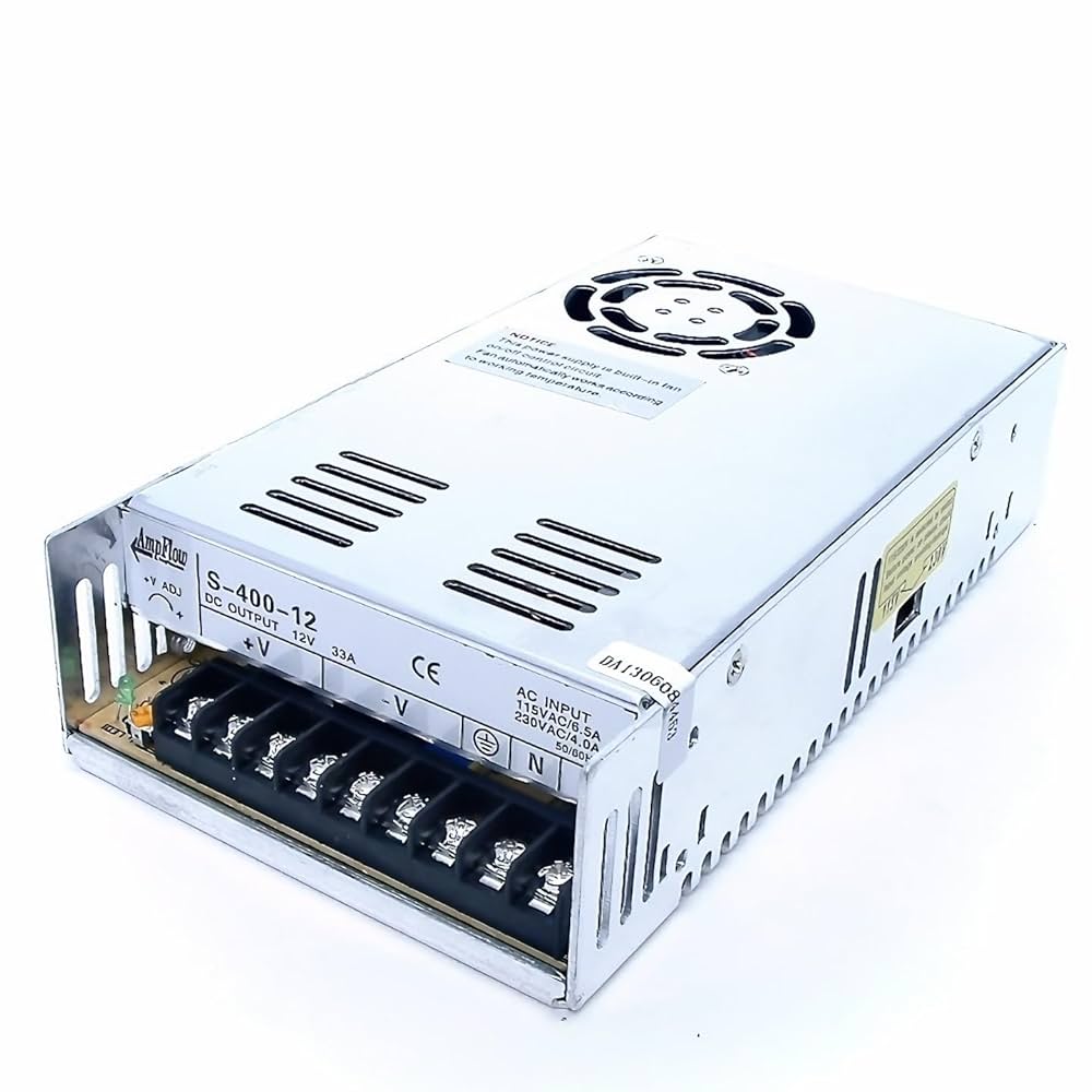 S-400-12 400W 33A 12V DC電源ユニット Amazon | AmpFlow S-400-12 400W 33A 12V DC電源 | AmpFlow