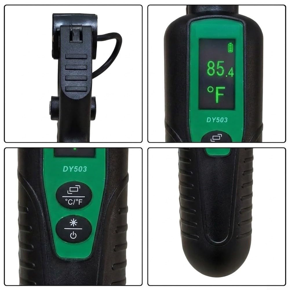 Termometro a Pinza Digitale HVAC Precisione ±0.3°C