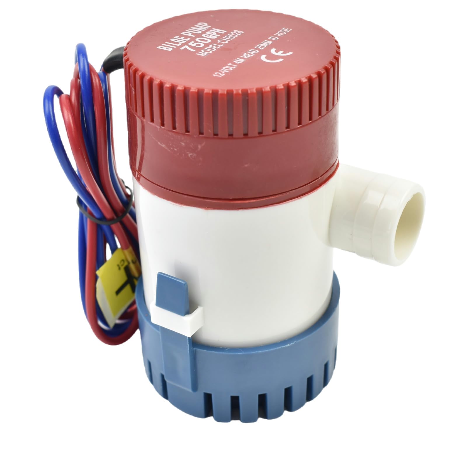 CONQUERALL Bomba de achique DC 12V 750GPH Bomba de agua marina DC Bomba sumergible para barcos de pesca, estanques, yates
