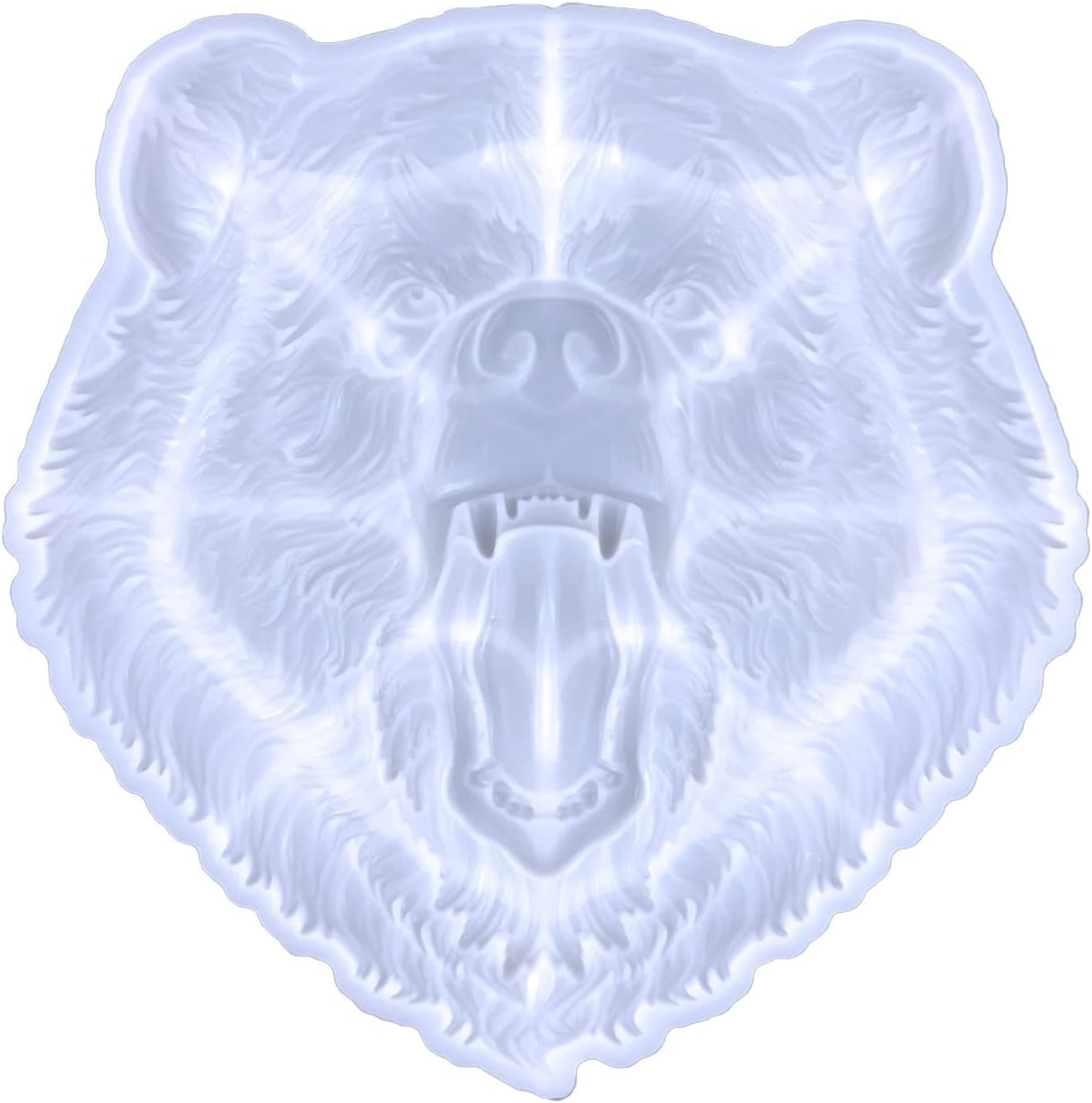 Animal Resin Epoxy Molds Wild Bear for Head Silicone Molds Wall Desktop Cabinets Decor Bear Resin Mold Wall Tabletop Dec