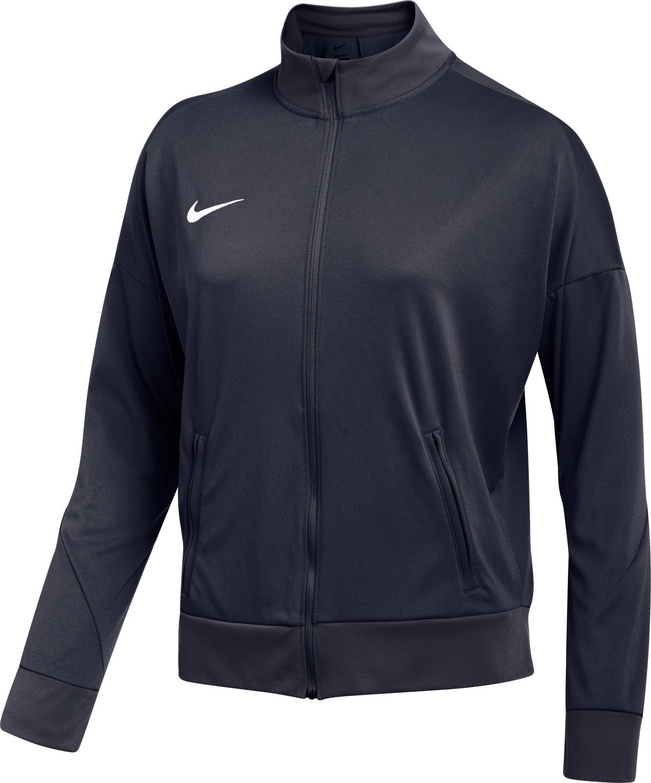 Nike Womens Academy Pro 24 Knitted Track Jacket Obsidian White Black