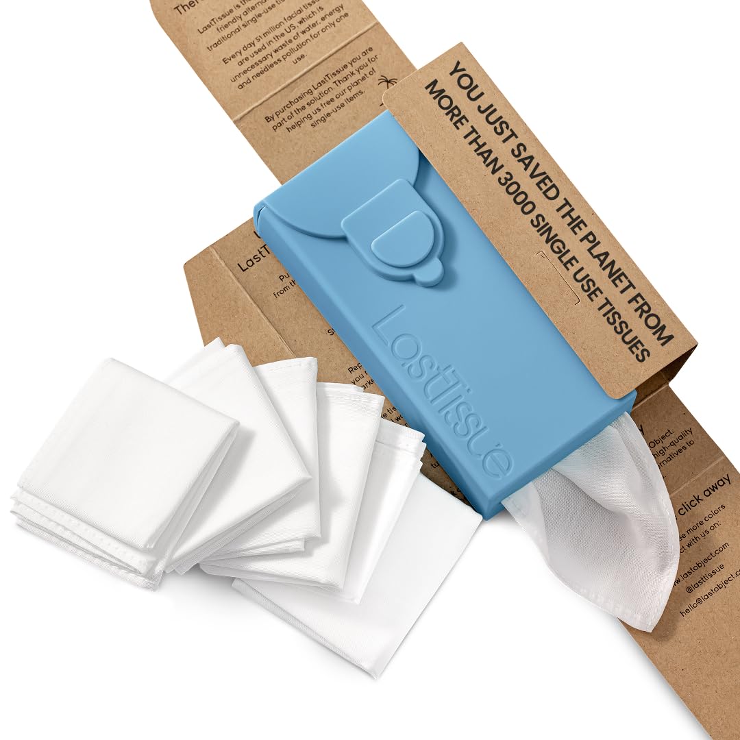 LastTissue Taschentücher Wiederverwendbare Baumwolltaschentücher