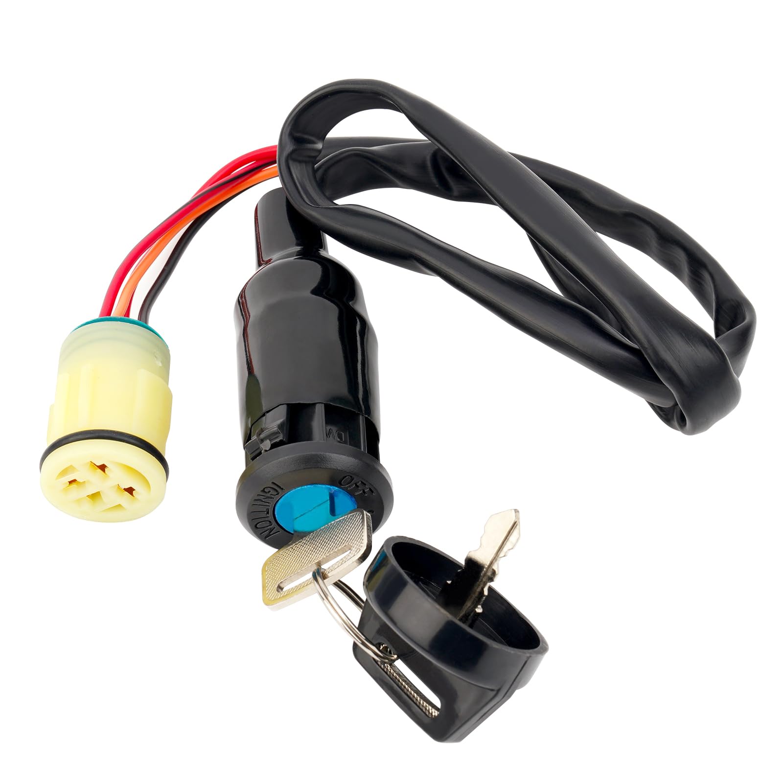 KLWZH 35100-HN0-670 Motor Ignition Key Switch Fits Honda TRX500FA Foreman TRX450 TRX500 1998-2006 Rubicon 500 2001-2006 TRX350TE Rancher ES 2000-2006