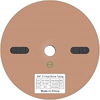 Vista 9 de XHF Tubo termorretráctil blanco impermeable de 1/4 de pulgada 3:1 con certificación UL, 20 pies, cable de alambre de grado marino, sellado