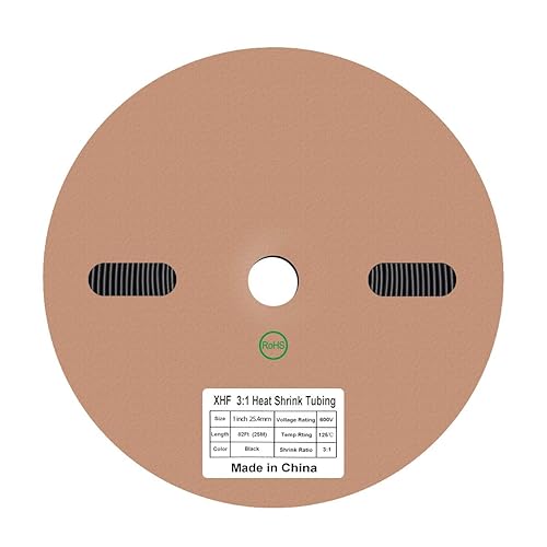 Miniatura 10 de XHF - Tubo termorretráctil impermeable de grado marino, forrado con adhesivo, aislamiento sellado a prueba de aceite, de 4 a 82 pies de largo, 3/32