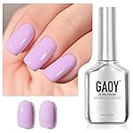 GAOY Pastel Gel Nail Polish, 16ml Soak Off UV Light Cure Gel Polish for Spring Summer Soft Candy Nail Art DIY, Macaron 1648 Light Purple