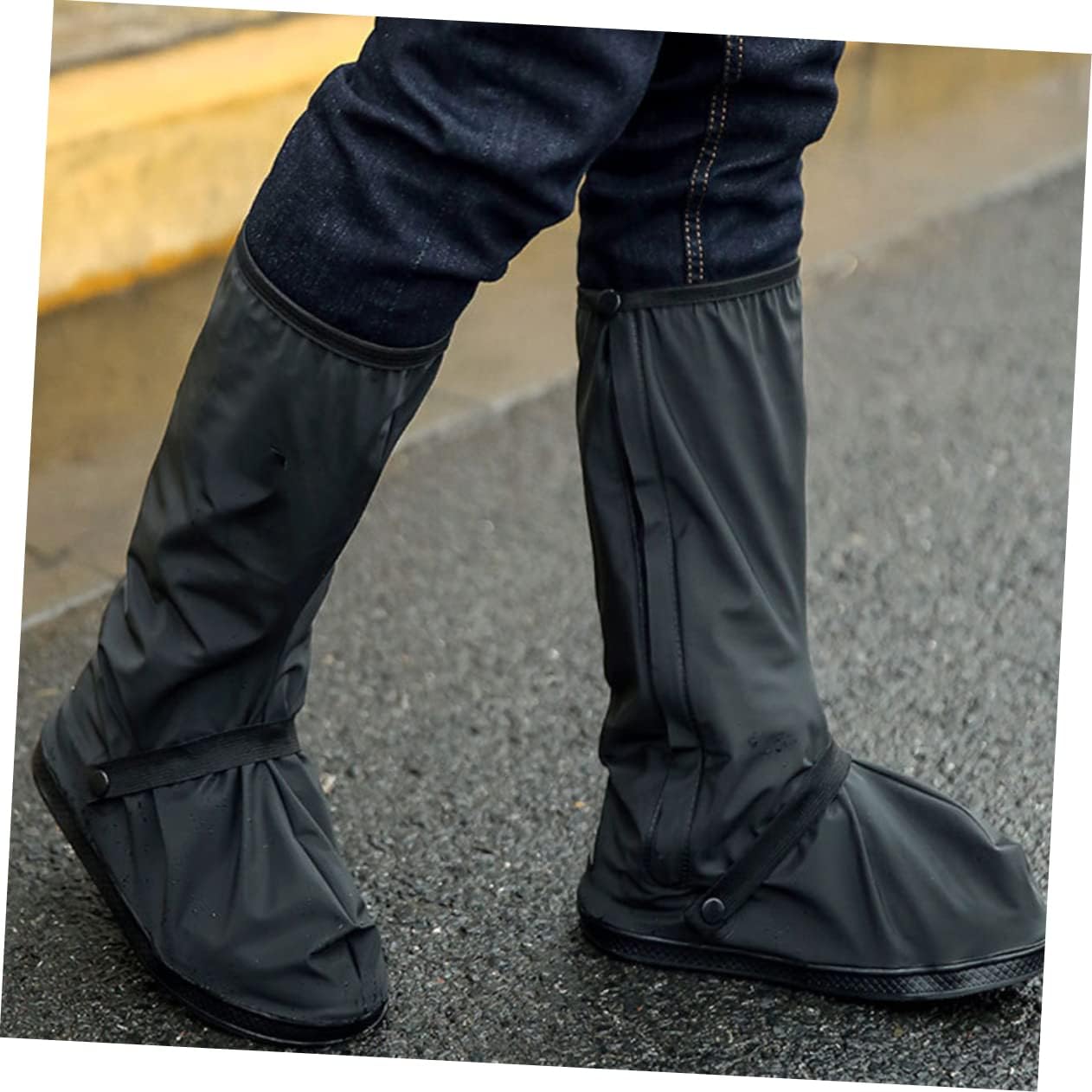 UKCOCO Protect Your Shoes Slip Cycling Shoe Covers Rainproof Reusable Comfortable Material for Outdoor Activities
