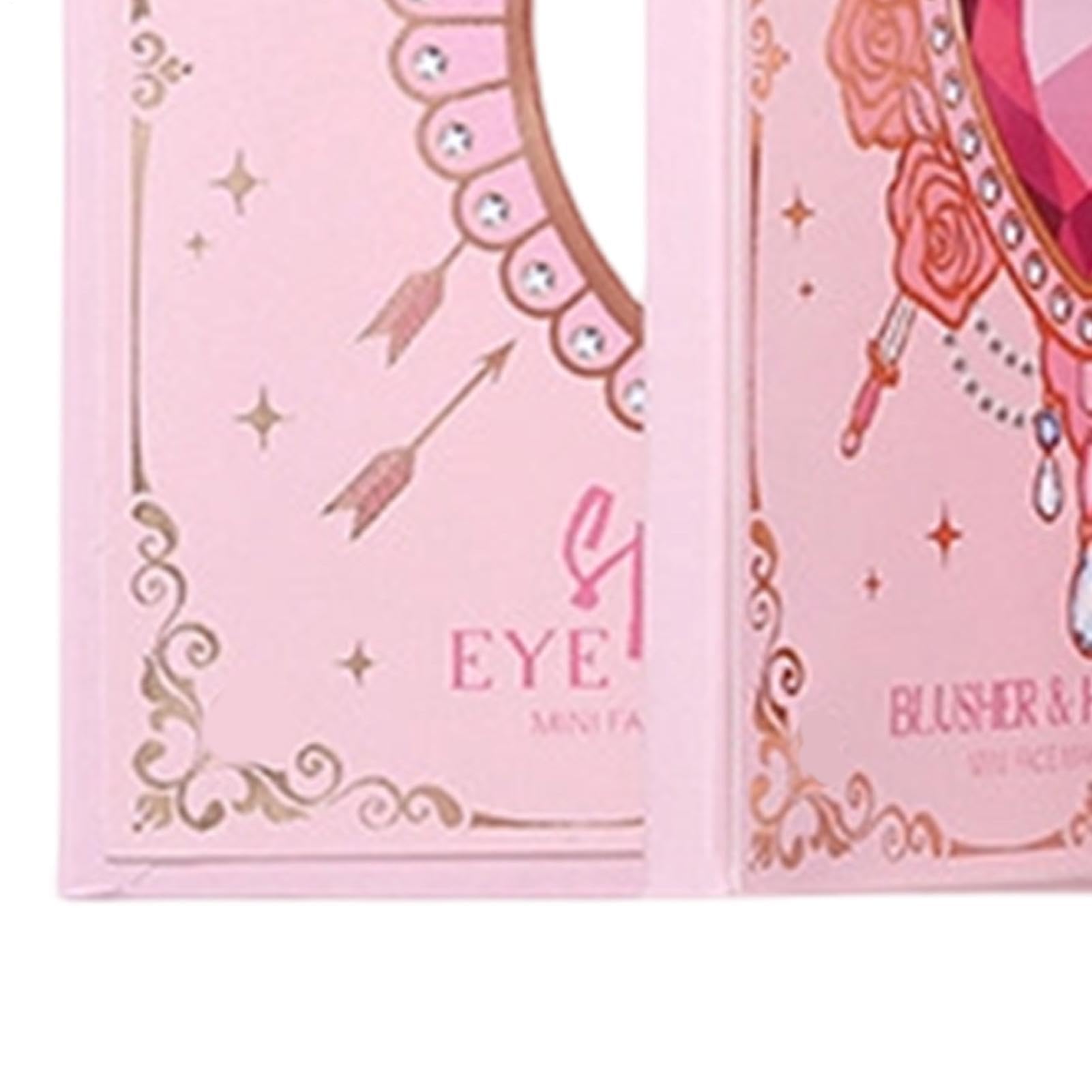 Palette di ombretti per il trucco, blush a lunga durata | Illuminante viso da viaggio per donne, amanti della bellezza, routine quotidiana, feste, matrimoni, occasioni speciali