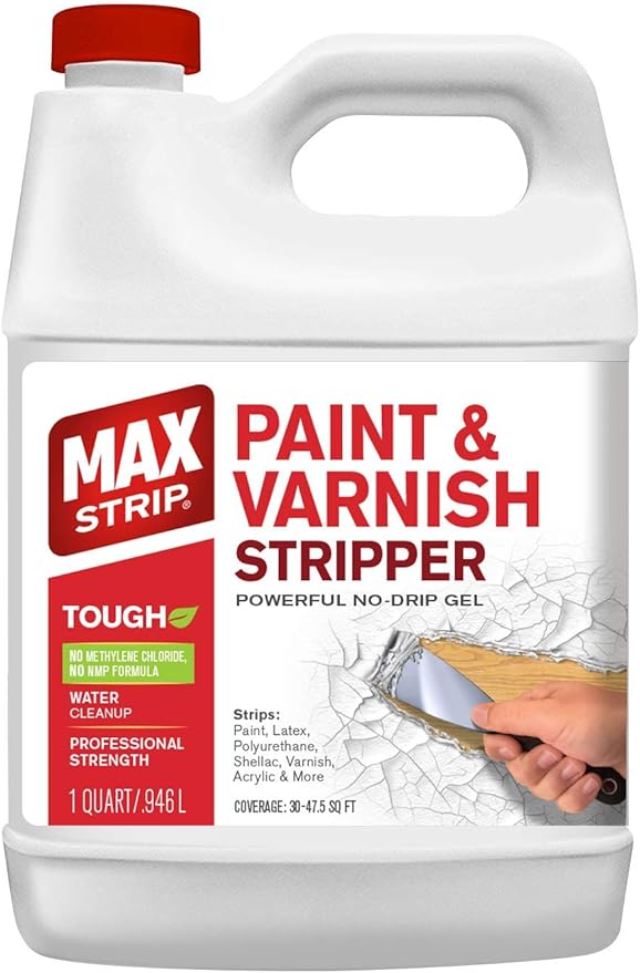 MAX Strip Paint & Varnish Stripper 1 Qt, Paint Strippers & Removers Amazon Canada