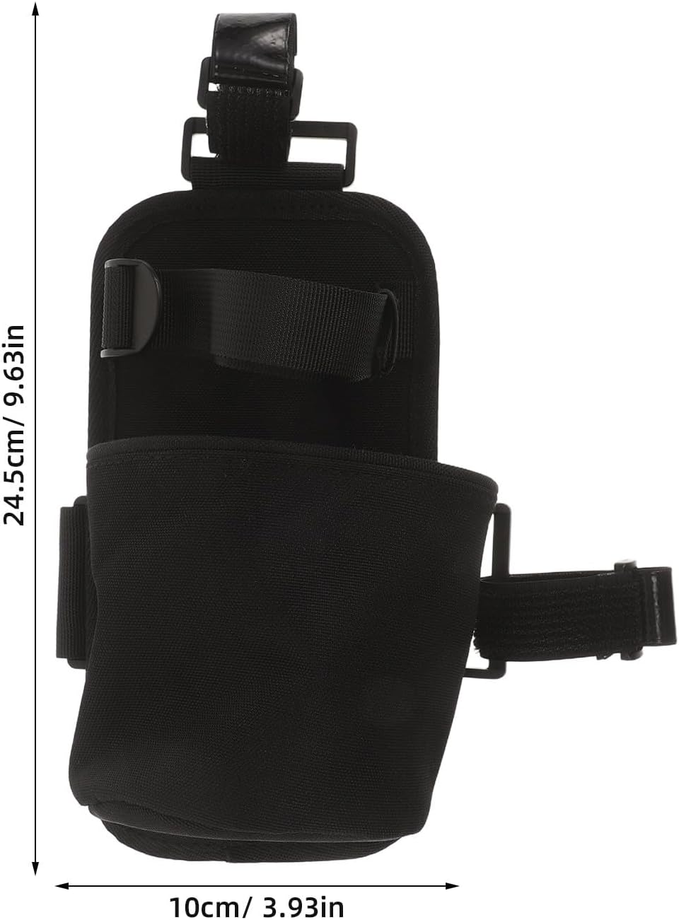 Artibetter Wheelchair Cup Holders for Seniors, Detachable Walker Cup Rack, Beverage Bottle Holder with Adjustable Strap for Mobility Scooter, Wheelchair, Rollator