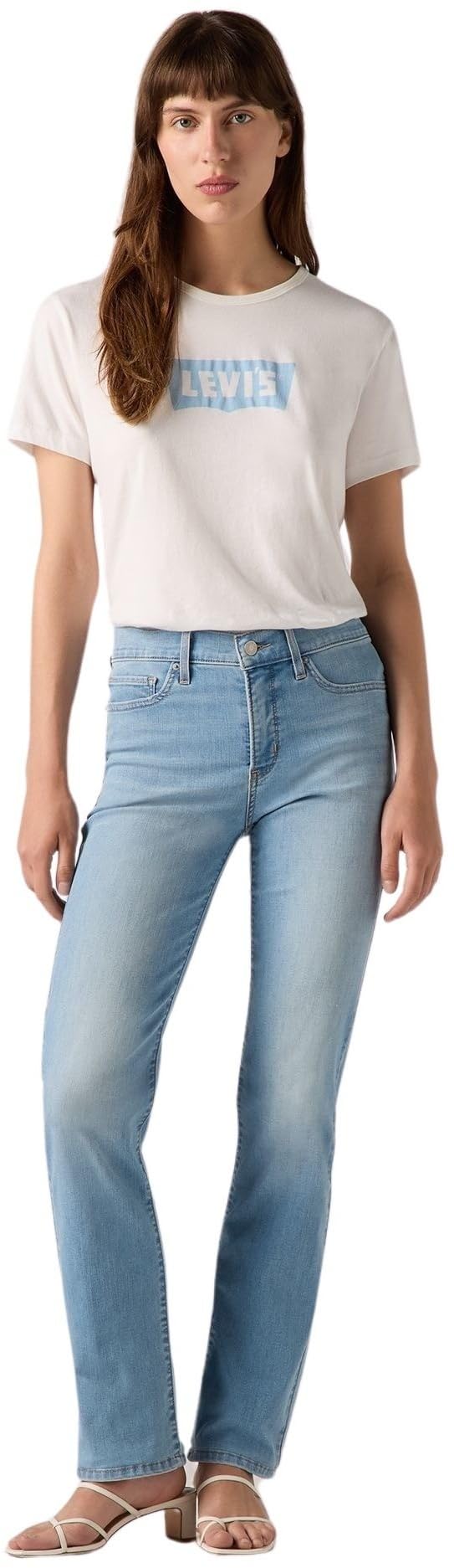 Levi's Women's Cool View 314 Shaping Straight Jeans, 26W / 32L