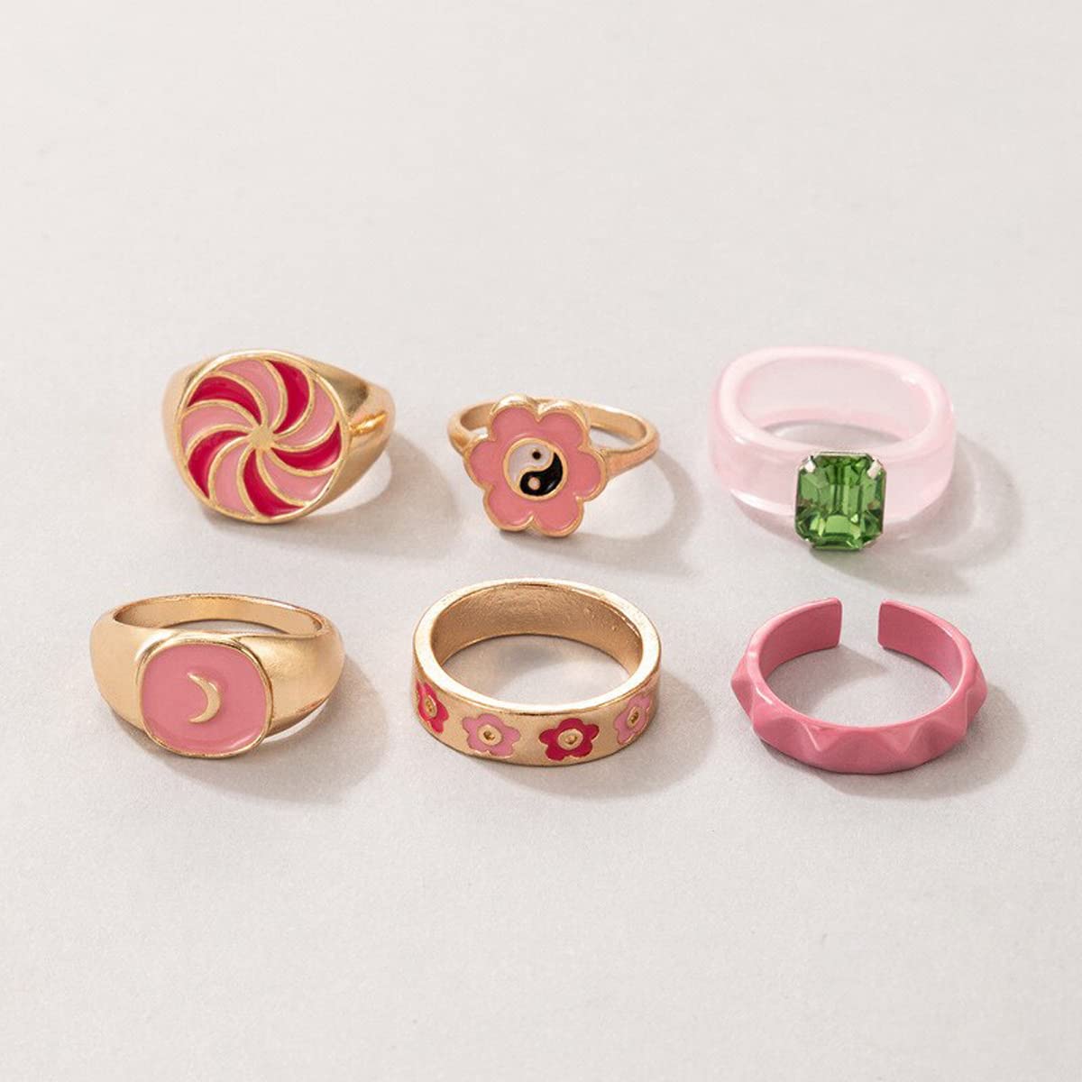 Stackable Rings Set - Style 14