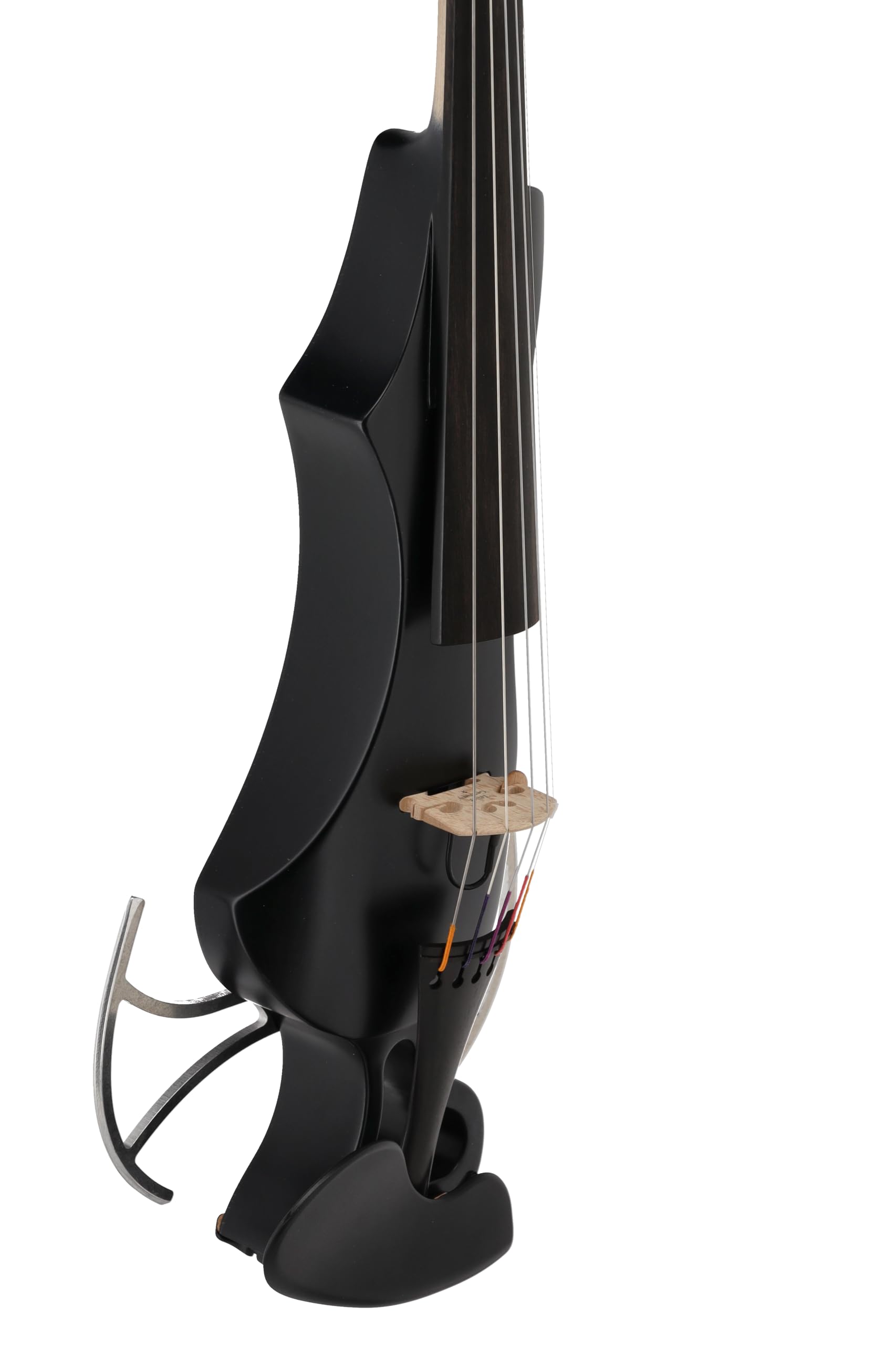 Violino elettrico GEWA, violino elettronico, Novita 3.0 nero con adattatore per poggiaspalla, 5 corde