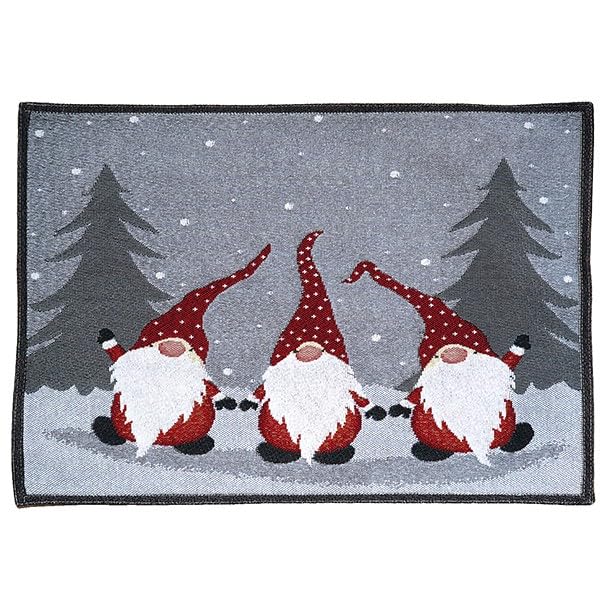 2er Set Tischset Mitteldecke Tischläufer Gobelin Winter Weihnachten...