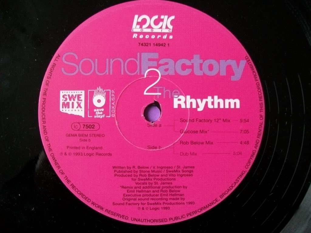 SOUND FACTORY 2 The Rhythm 12"