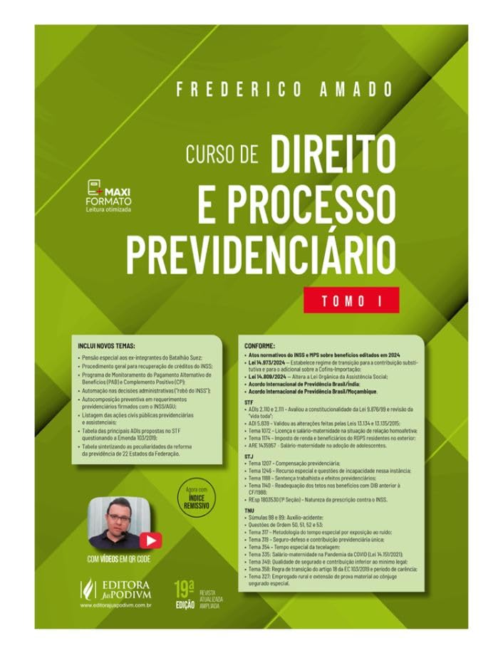 Curso de Direito e Processo Previdenciário - Monstro Verde (2025)