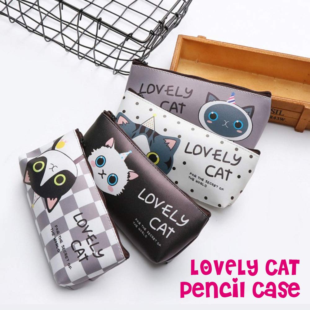 «802»大きめポーチ*ロラライハリスネコちゃん*笑顔Cats*ペンケース仕切り Amazon.co.jp: ラブリーキャット ペンケース (グレー) ねこ ネコ 猫