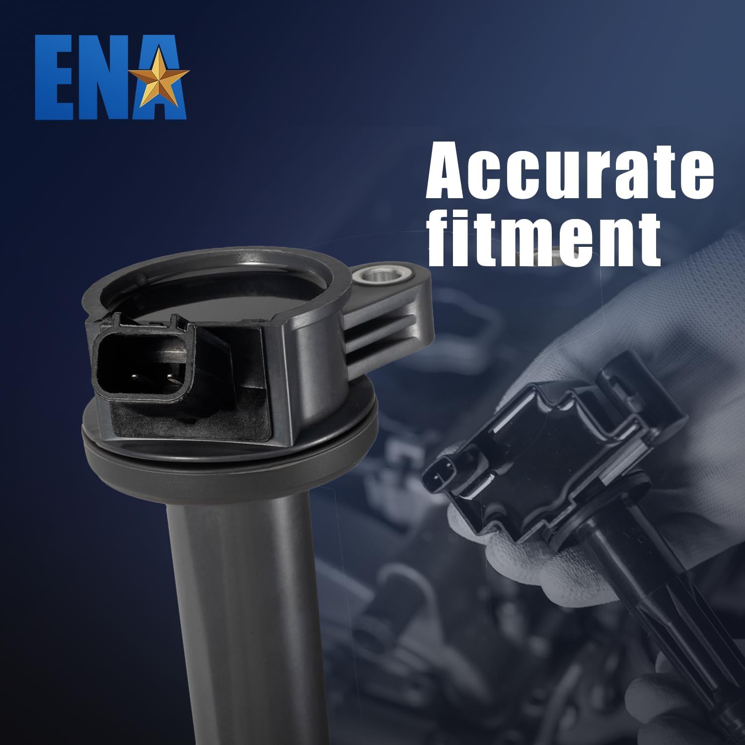 ENA Set of 6 Ignition Coil Pack Compatible with Mercury Ford 2008-2012 Escape, 2006-2012 Fusion, 2009-2011 Mariner 2006-2011 Milan, 2006 Lincoln Zephyr Replacement for DG514 C1594 UF486 3.0L V6