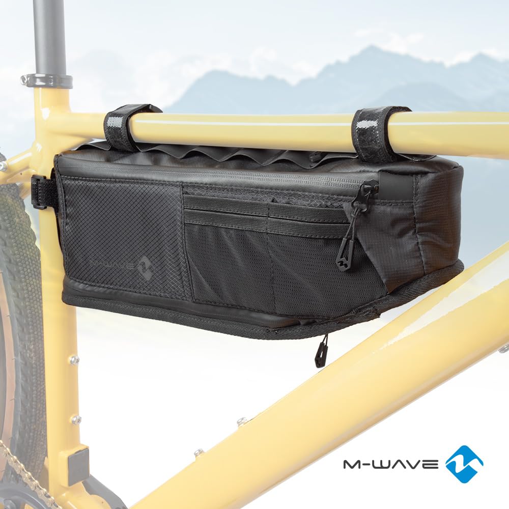 wave fahrradrahmen M-Wave Fahrrad Rahmen-Dreieckstasche, wasserdicht, 4,2 L, Bikepacking, Rough Ride Triangle Sport & Freizeit Model:Eclipse T11+ Low-Step Bohnen und Hülsenfrüchte | E-Parts