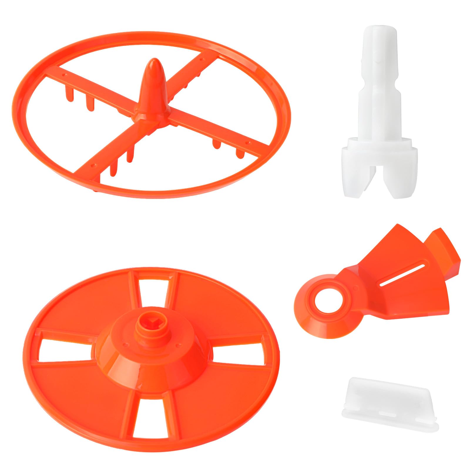 5stk Ersatzteilset für Baby Brezza Formula Pro Advanced & WiFi Modelle FRP0046 FRP0047 FRP0048 FRP0066, Inklusive Gummischaber, Rührrad, Verriegelungsdeckel, Messrad und Achse
