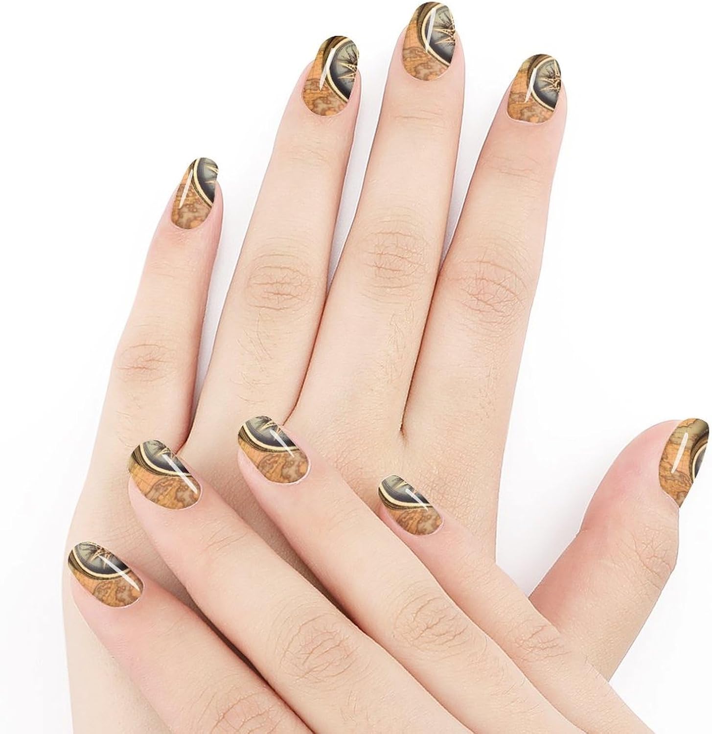 Nail Strips Bundle Full Wrap Long Lasting Nail Polish Strips Easy Application and Removal Salon Quality Self Adhesive Art Stickers for Women Gifts