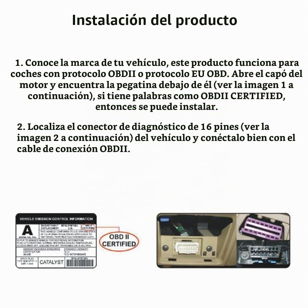 KSTE P10 Coche HUD Head Up Display, Pantalla HUD para Automóvil OBD2 Advertencia Velocidad RPM Consumo de Combustible de Proyector Velocímetro Termómetro de Agua