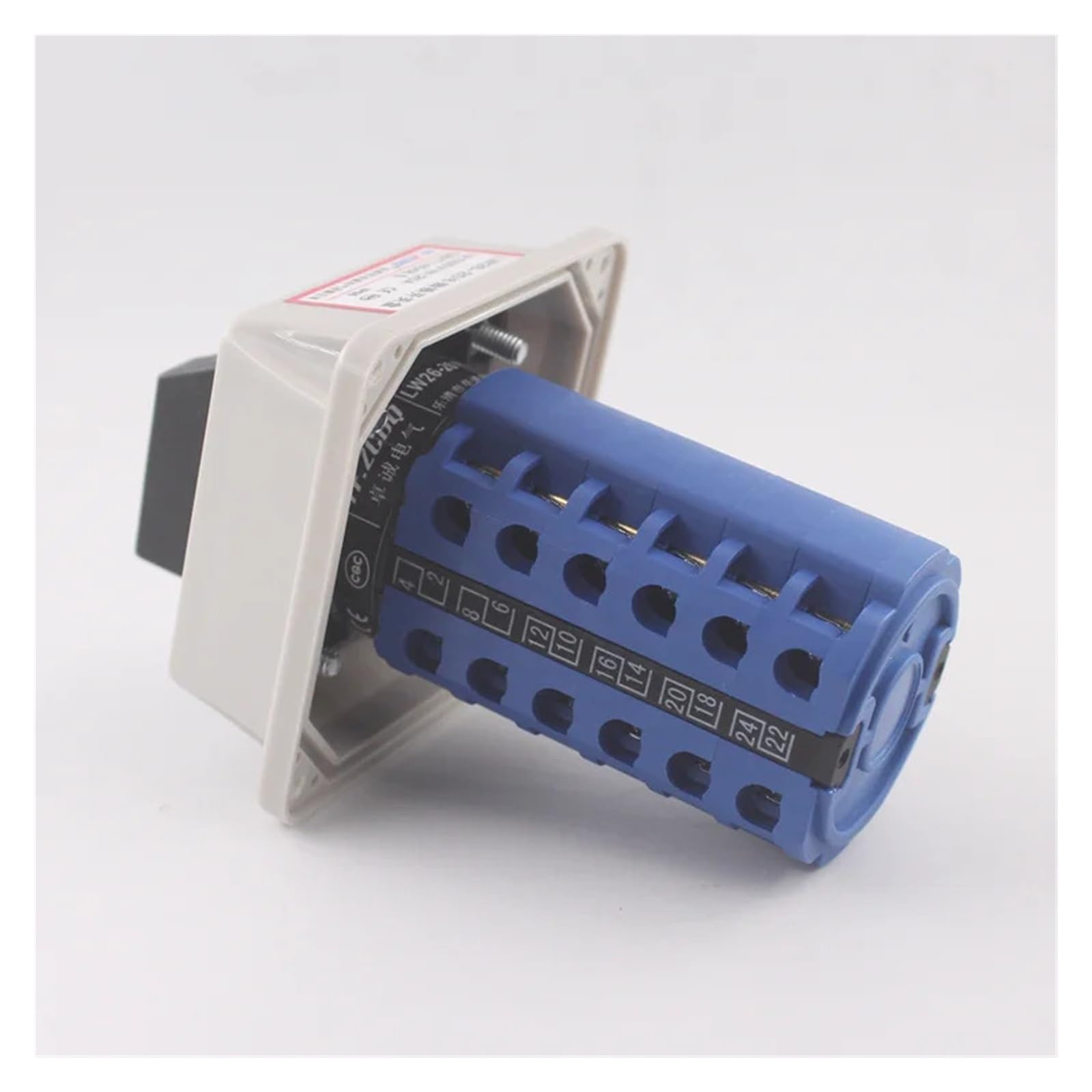 Interruptor rotatorio de conmutación de 20 A LW26-20/6M YMW26 con caja, 6 marchas, 6 secciones, 2 cables, 6 vías, señal de voltaje Industrial Switches