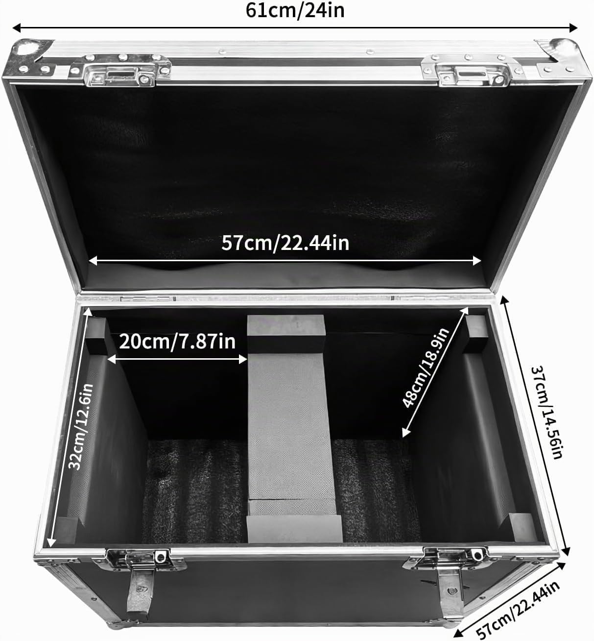 2 Pièces avec Flightcase 280W Lyre LED 10R Beam Lumières de scène 14 Couleurs 17 Gobos 16CH Projecteur 8+48 Prisme Tête mobile pour Disco Club Bar Soirées Lumineux