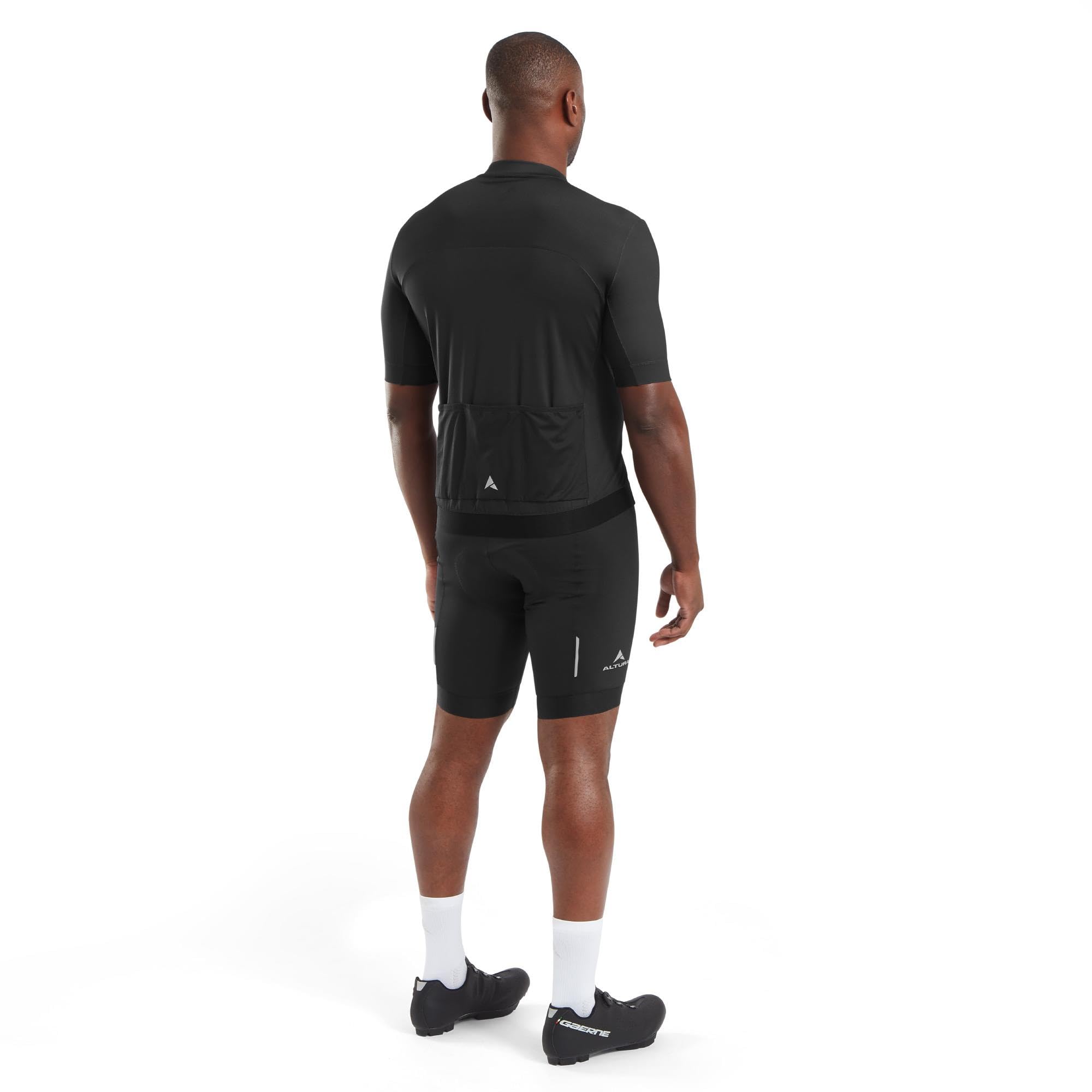 Altura Airstream Maillot Ciclismo Manga Corta Hombre - Maillot Bici Carretera Ligero Transpirable, Tejido Evacuación Humedad, 3 Bolsillos, Cremallera - Carretera, Gravel y MTB