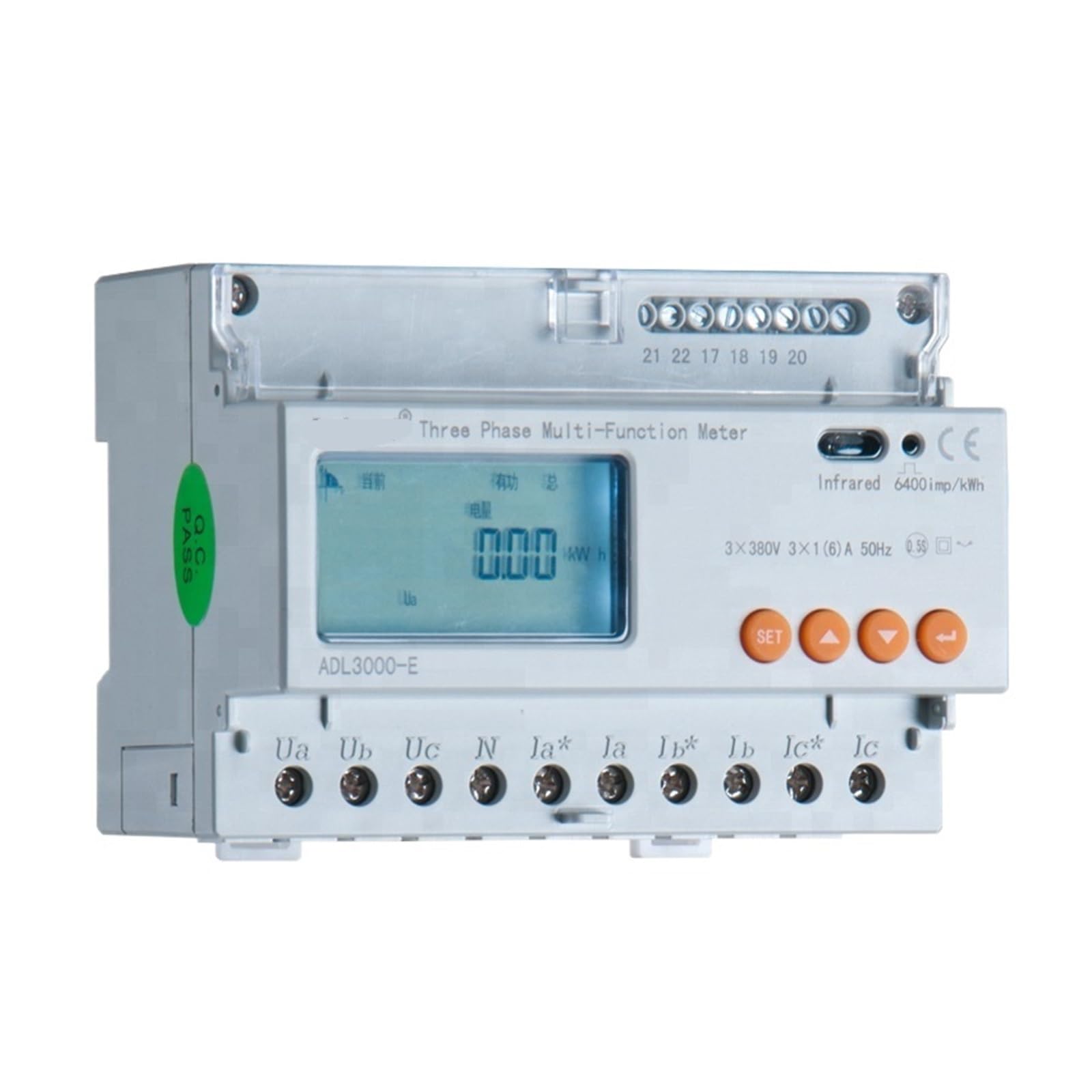 CLEUFWKO DTSD1352 AC Bidirectional Power Meter Bidirectional Energy Meter 480v Three Phase(5A)