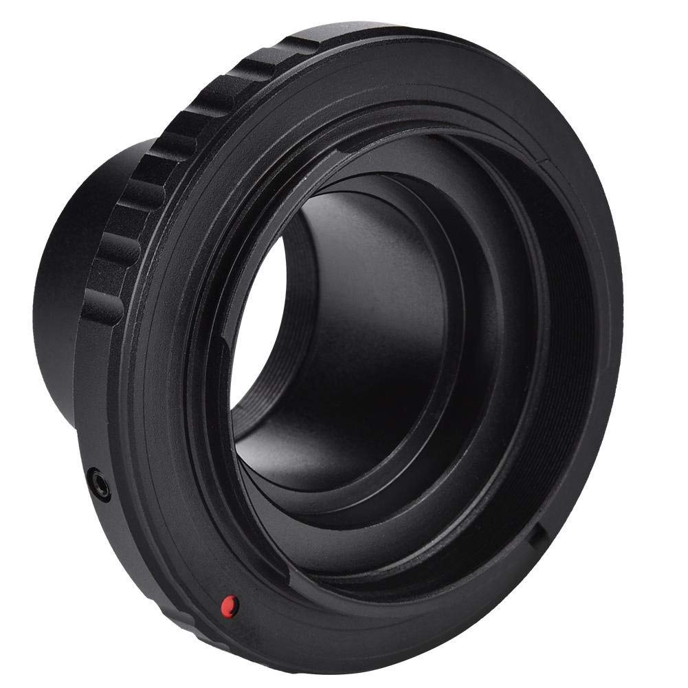 Adaptateur en T T2 pour Télescope Compatible avec DSLR, 3,2 cm, Alliage d'Aluminium, Inclut T-Ring et Monture 1,25 à M42