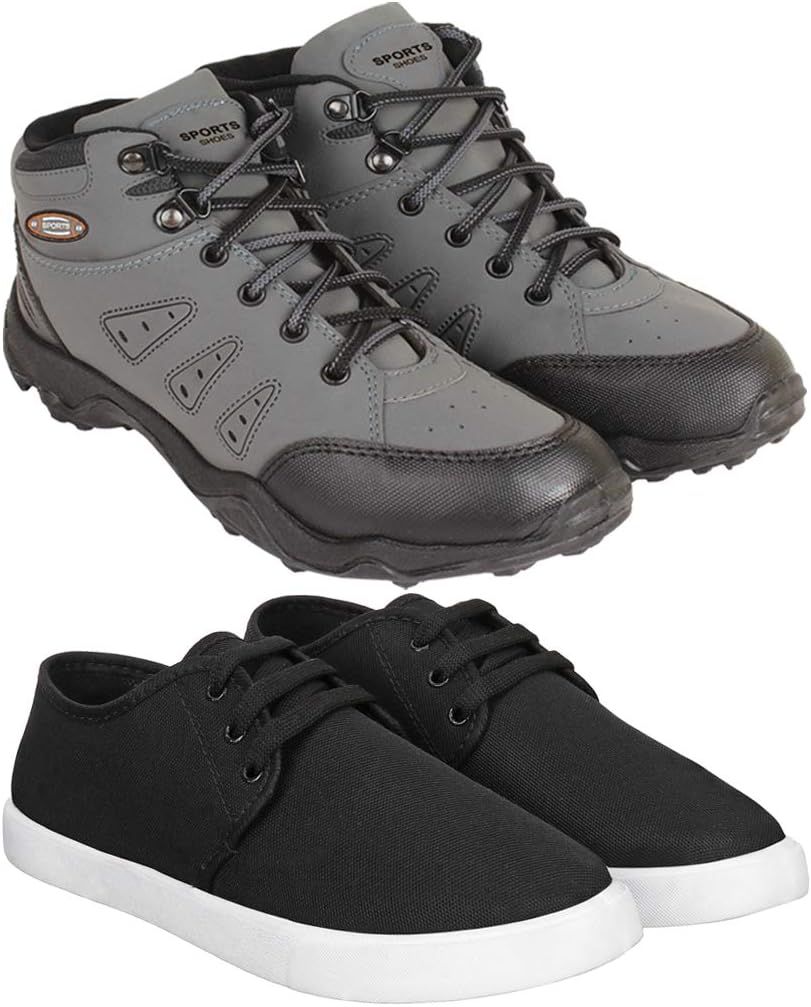 BERSACHEBoots, Sneakers & Loafers Shoes for Men Pack of 2 Combo(O)-604-606Combo(O)-400-349