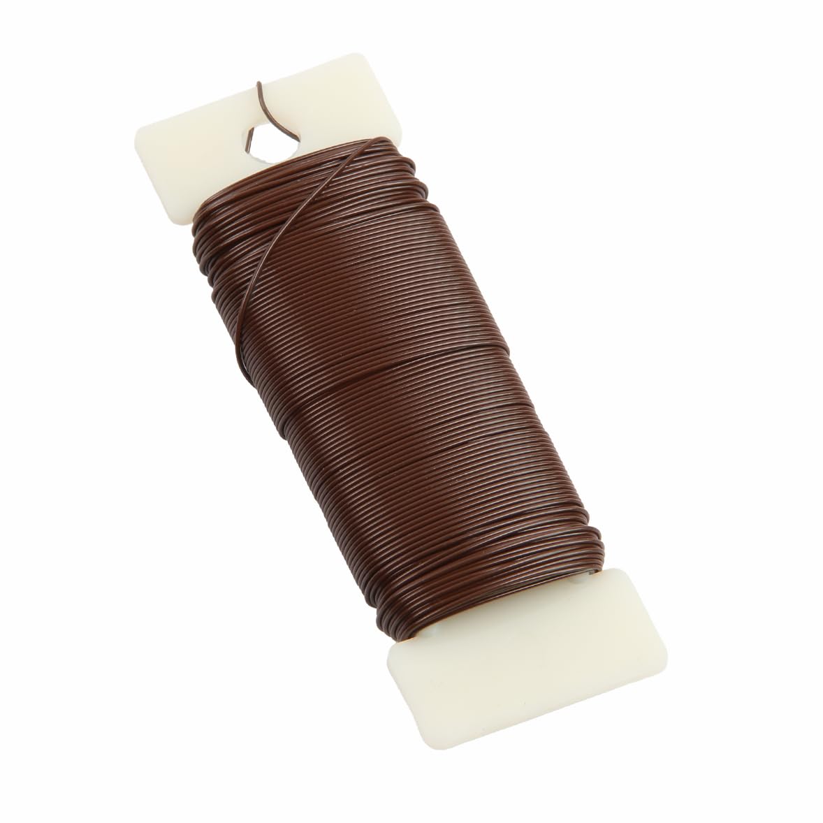 Floral Wire, 22 Gauge, Coffee Color, 38 Yards
