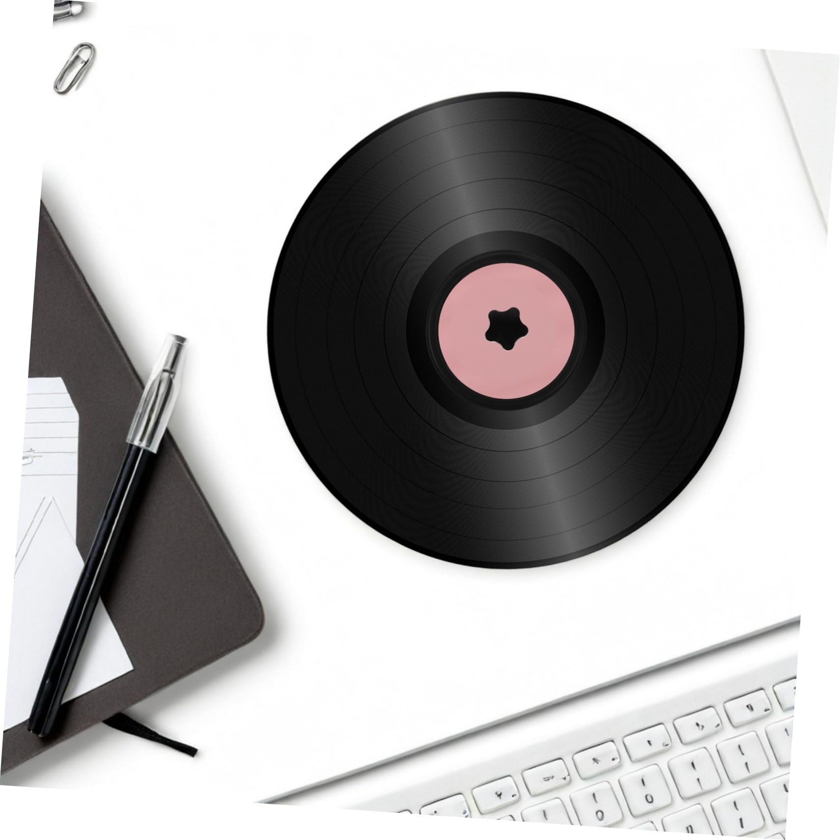 SUPVOX Protezione Per Pulizia Dischi Vinile Con Manicotto Silicone Strumento Professionale Per La e La Pulizia Degli Album Musicali Accessorio Anti-statico Per Etichette Discografiche